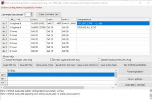 Programming USB module via GUI - opening a new window