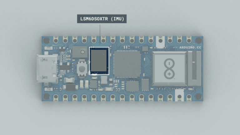 Arduino-Board mit integriertem Sensor (Quelle: Arduino-Doku)